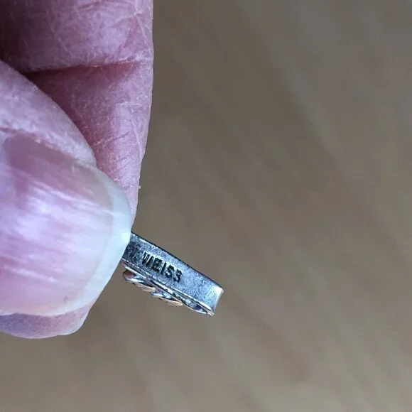 Vintage Weiss Signed Baguette Radiant Crystal Rhinestone Chain Necklace - Picture 10 of 10